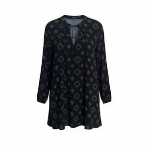 Lira Front Tie Tunic Top
